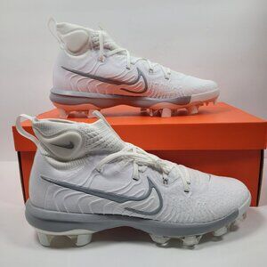 Nike Alpha Huarache NXT MCS Men's White Baseball Cleats DJ6519-103 US Sz 12.5